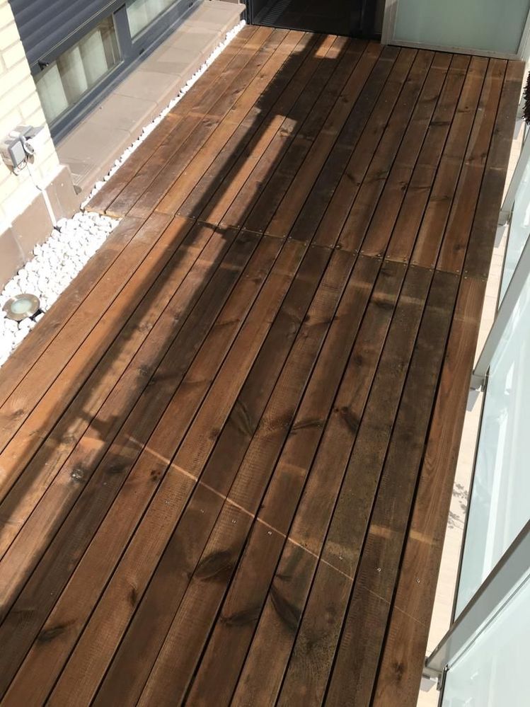 Colocación de tarima exterior de madera Comunidad Leroy Merlin Comunidad