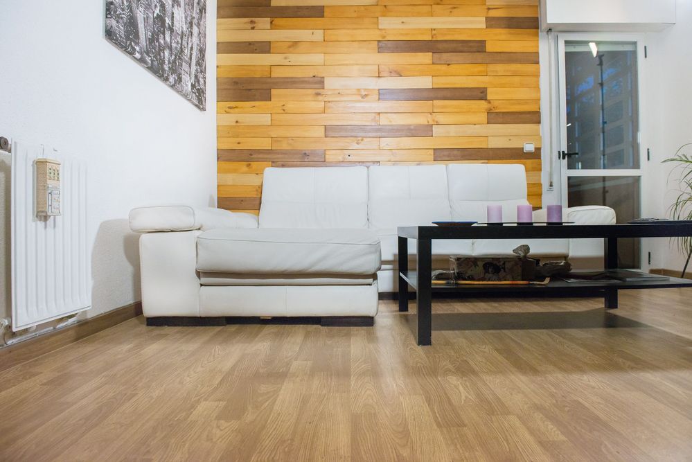 Pared rústica de palets Comunidad Leroy Merlin Comunidad