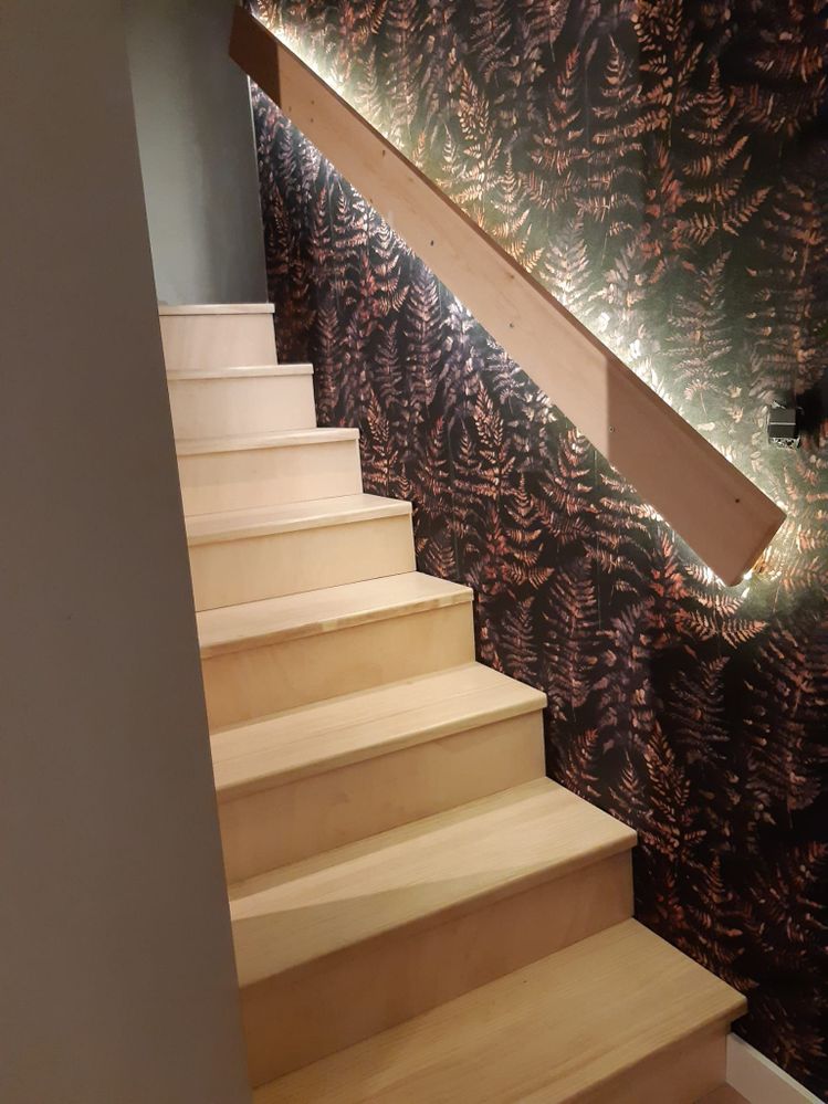 Pasamanos de pared de 1.65 pies para escalones de escaleras