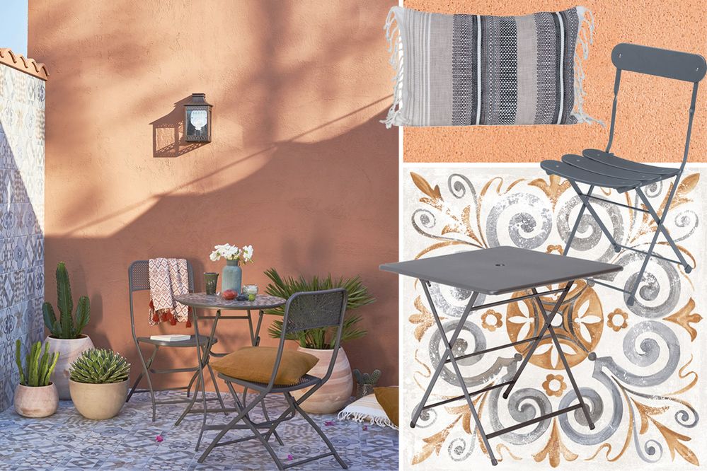 Arredare un terrazzo in stile marocchino